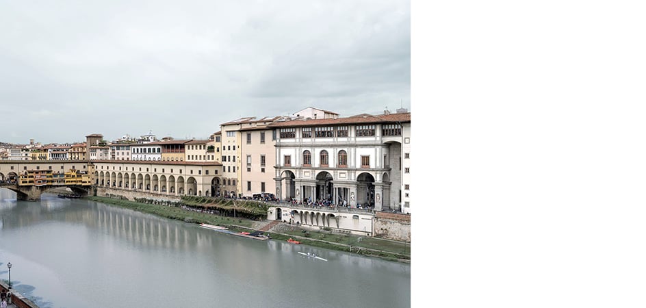 corridoio vasariano vista