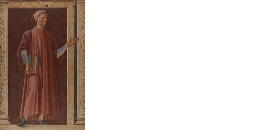 ritratto di dante andrea del castagno