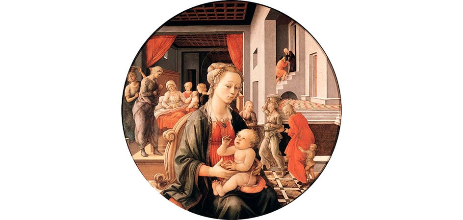 tondo bartolini filippo lippi galleria palatina palazzo pitti