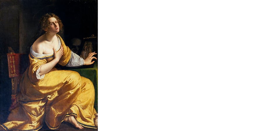 santa maria maddalena artemisia gentileschi palazzo pitti galleria palatina