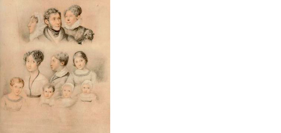 disegno della famiglia manzoni ernestina bisi legnani