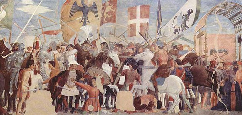 la battaglia di eraclio contro cosroe storia della vera croce piero della francesca