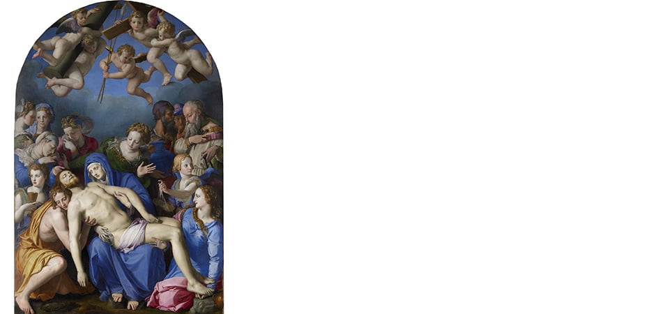 compianto su cristo morto bronzino
