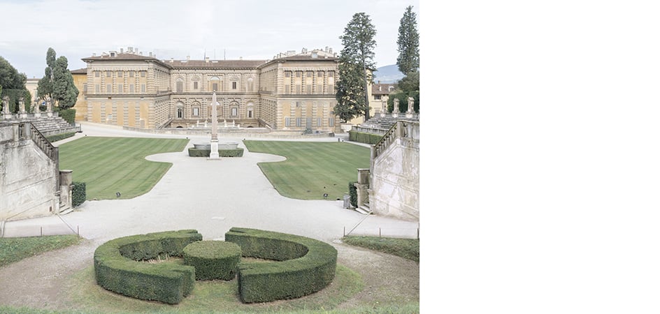 palazzo pitti e giardini di boboli francesco jodice