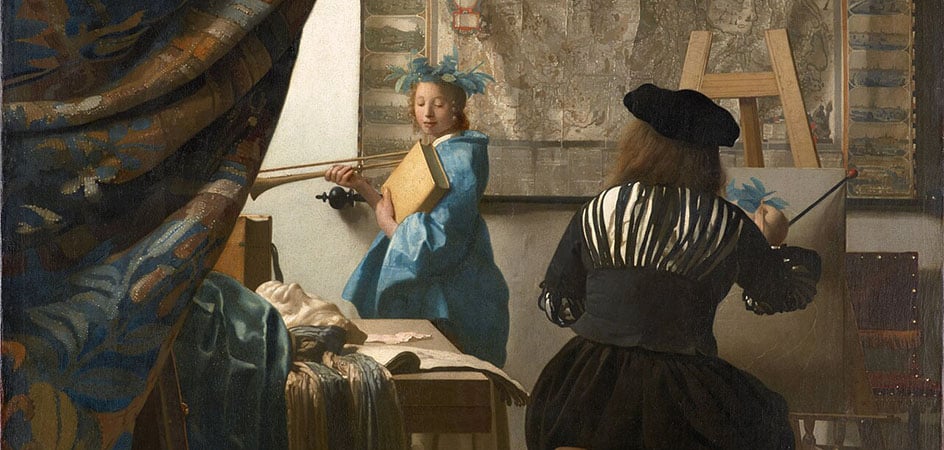 figure di spalle vermeer