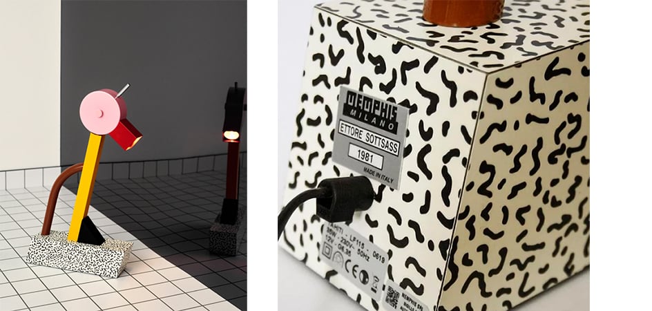 lampada tahiti ettore sottsass