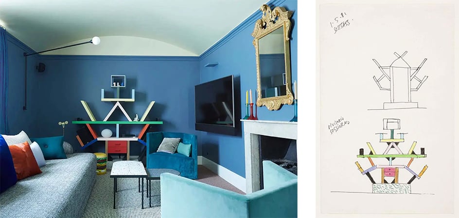libreria carlton ettore sottsass