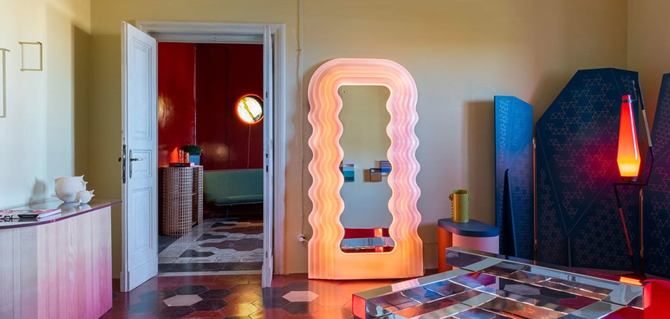 specchio ultrafragola ettore sottsass